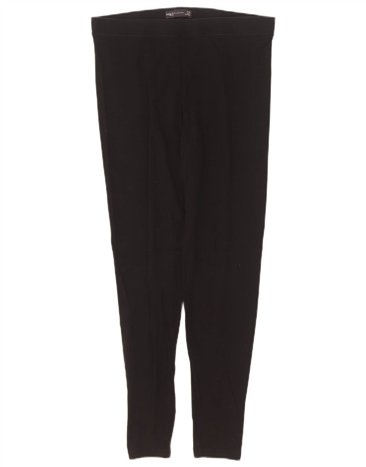 Leggings pentru femei Marks & Spencer UK 12 bumbac mediu negru