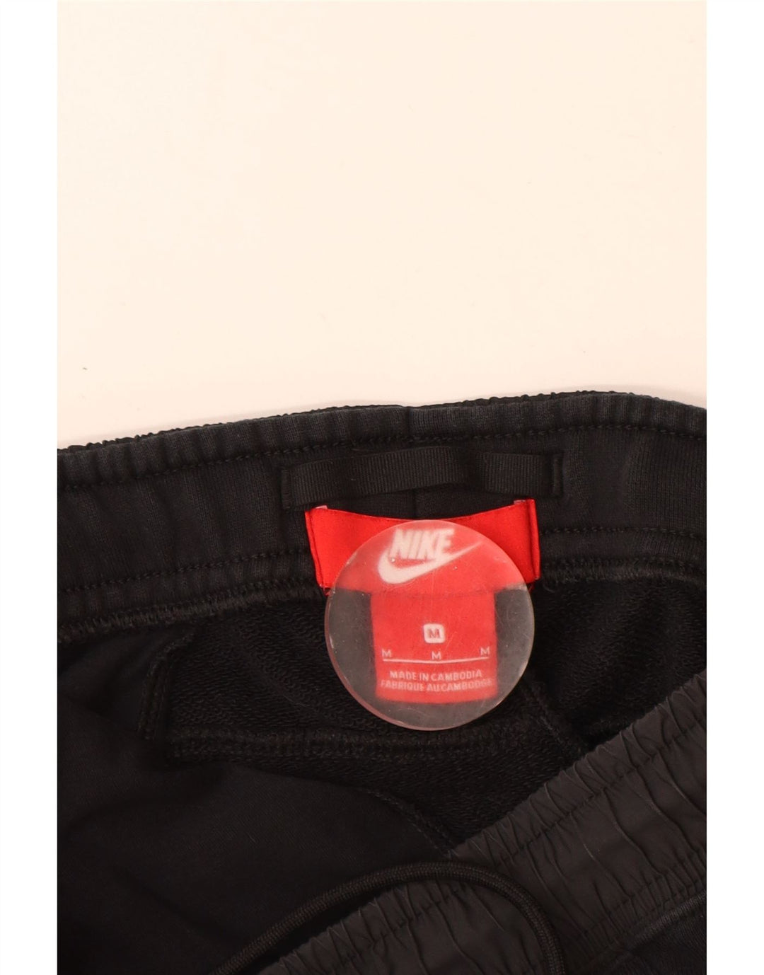 Pantaloni de trening Nike pentru bărbați Joggeri, bumbac mediu negru
