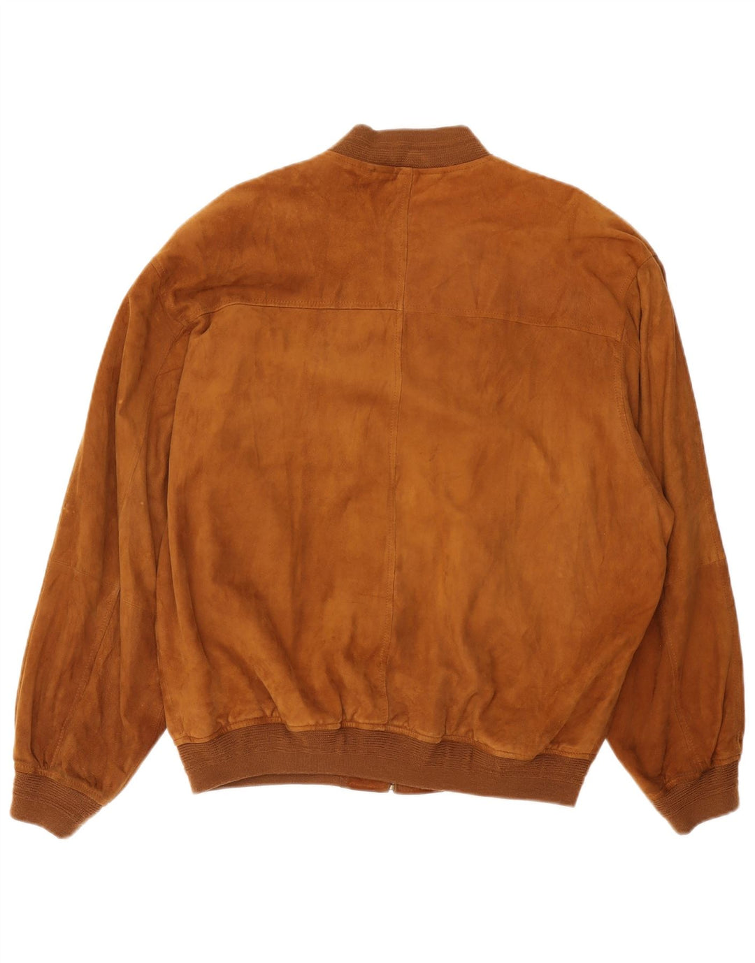Jachetă Bomber de piele intoarsa pentru barbati Gatsby UK 38 Medium Beige Piele