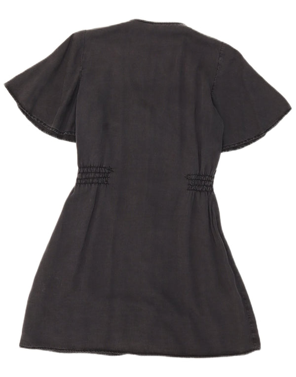 Rochie cămașă pentru femei Zara UK 6 XS Negru