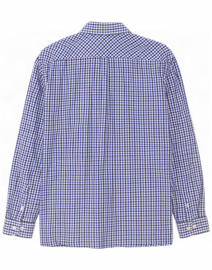 Ben Sherman Cămașă pentru bărbați, mare, albastru, bumbac vichy