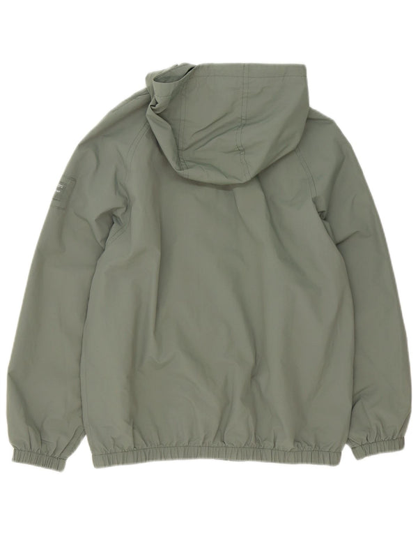 ZARA Boys Hooded Windbreaker Jacket 11-12 Years Green