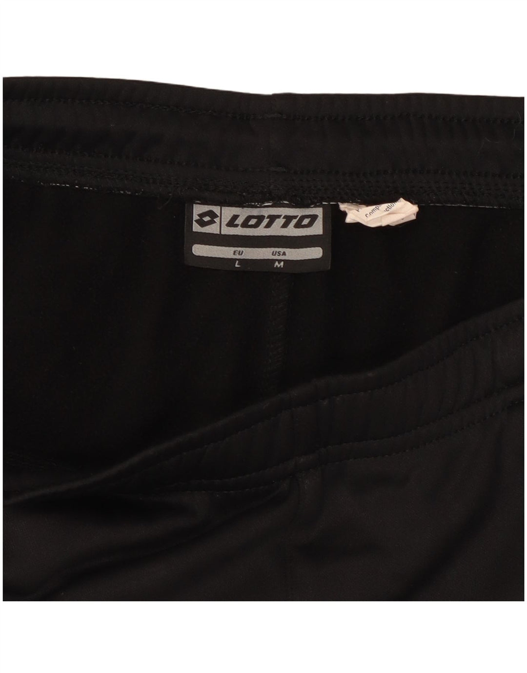 Pantaloni de trening pentru bărbați Lotto Joggeri negri medii