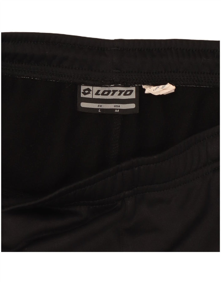 Pantaloni de trening pentru bărbați Lotto Joggeri negri medii