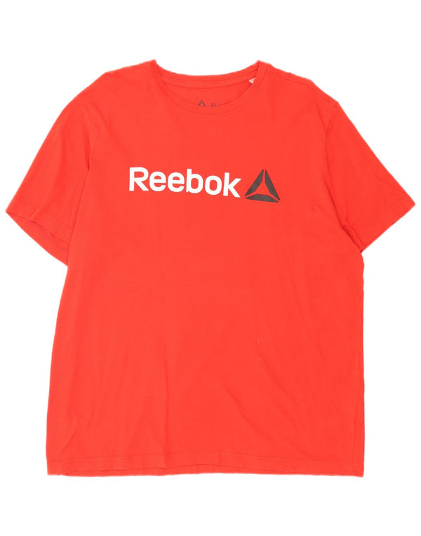 Tricou grafic pentru bărbați Reebok Top XL Bumbac roșu
