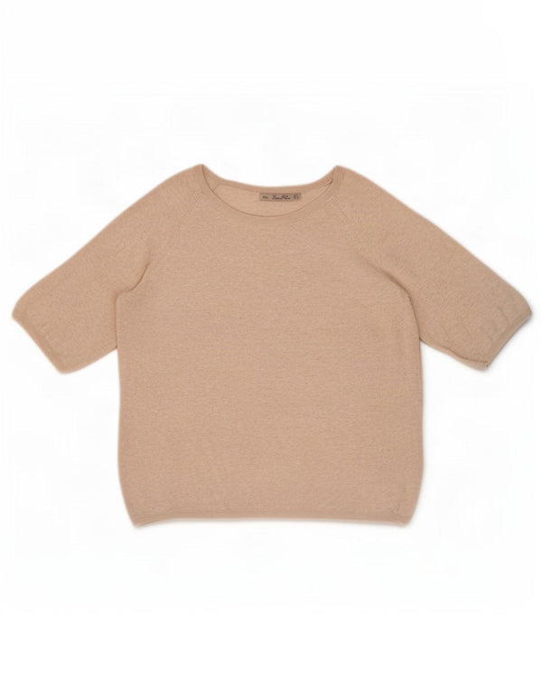 Bluză supradimensionată pentru femei Zara UK 10 Small Beige