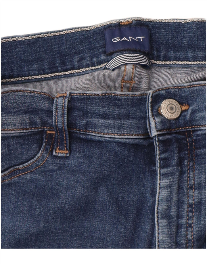 Blugi skinny Gant pentru damă, mediu W28 L30, bumbac albastru