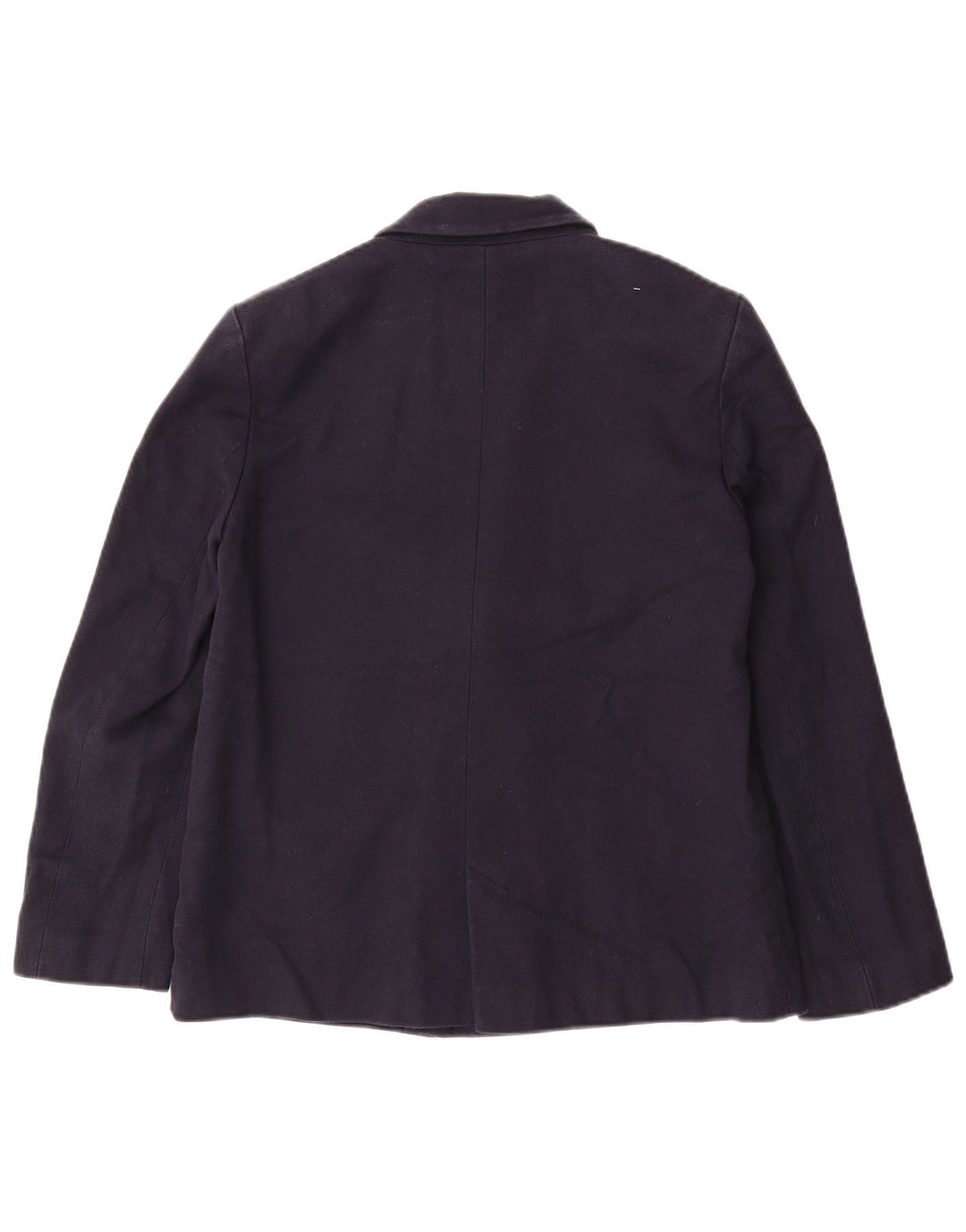 Jachetă Blazer pentru femei ZARA UK 10 mic, albastru bleumarin, bumbac