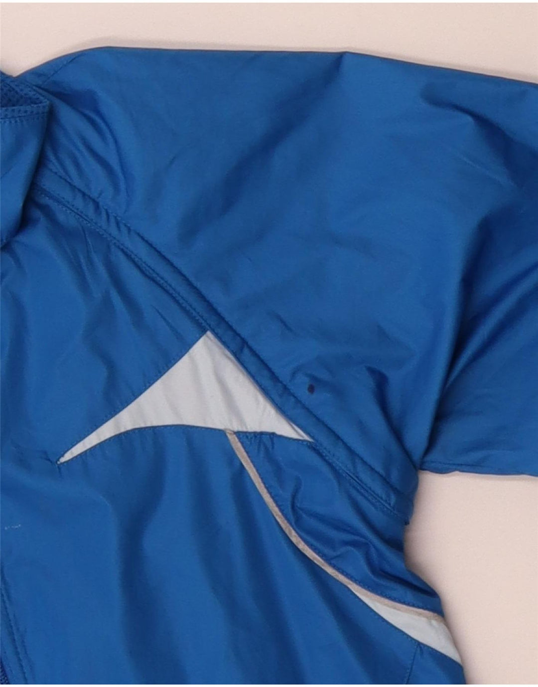 Jachetă de ploaie Nike pentru femei Marea Britanie 10/12, albastru mediu, poliester bloc de culoare