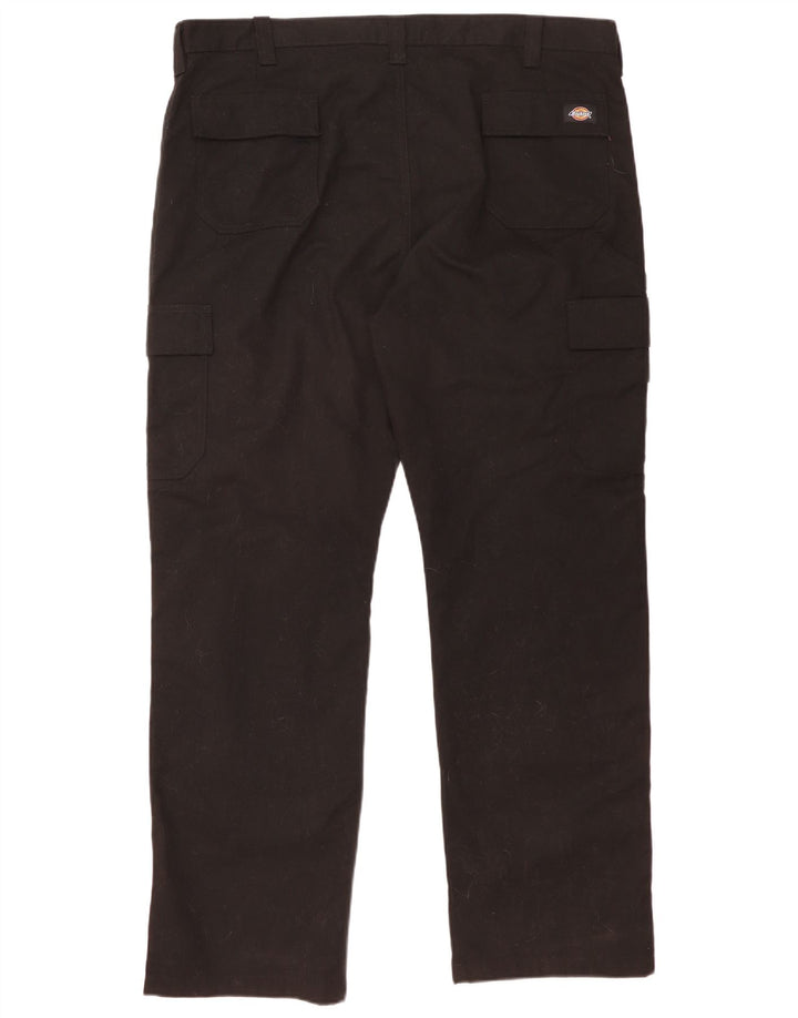 Pantaloni cargo dritti pentru bărbați Dickies W40 L32 Poliester negru
