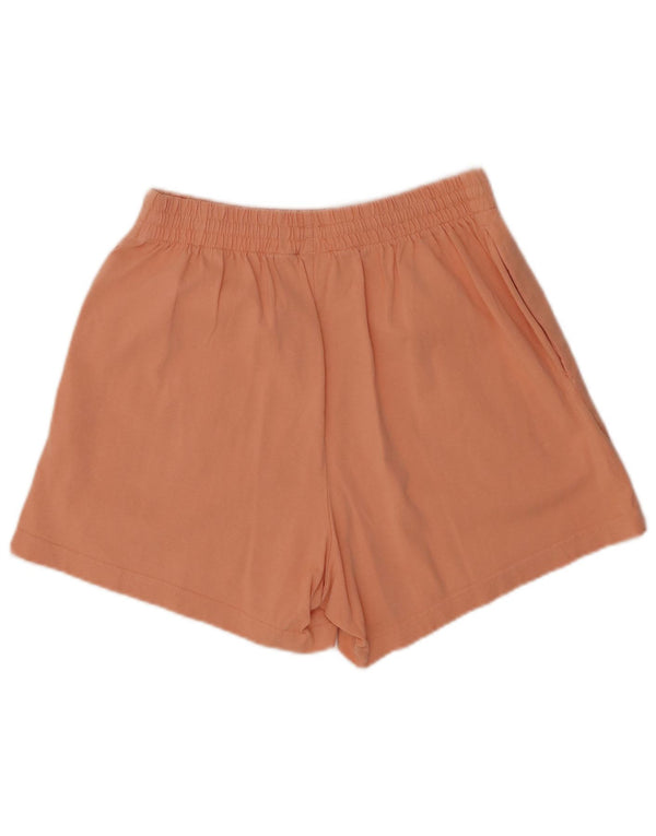 Pantaloni scurti sport ADIDAS pentru femei UK 12, bumbac roz mediu