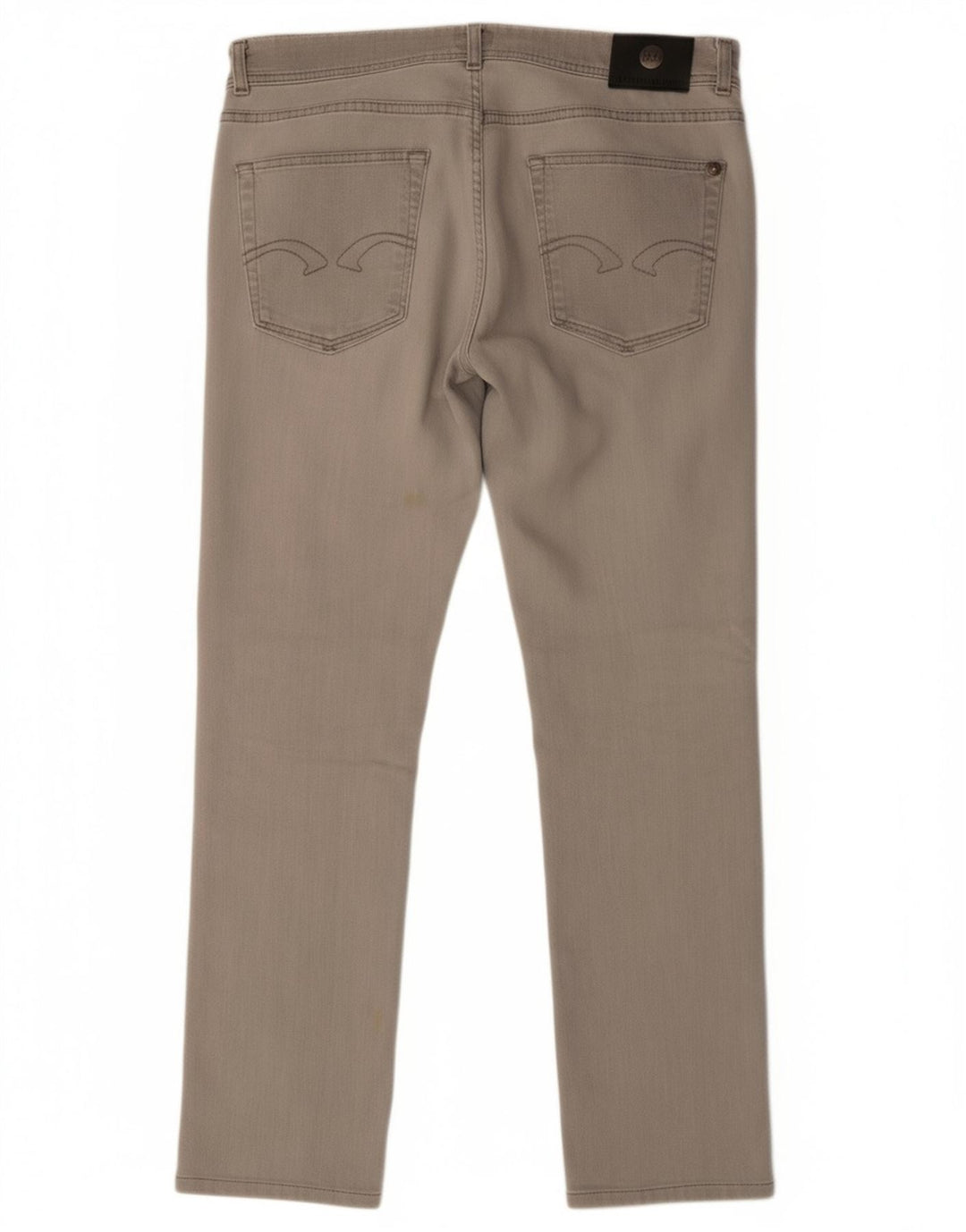 TRUSSARDI Mens Straight Jeans W36 L31 Grey Cotton