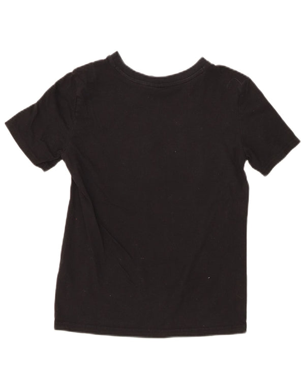 Tricou grafic PUMA fete Top 10-11 ani bumbac negru mediu