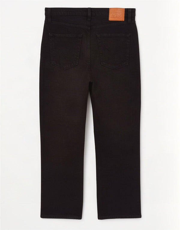 Blugi drepti pentru femei Levi's Ribcage W29 L27 bumbac negru