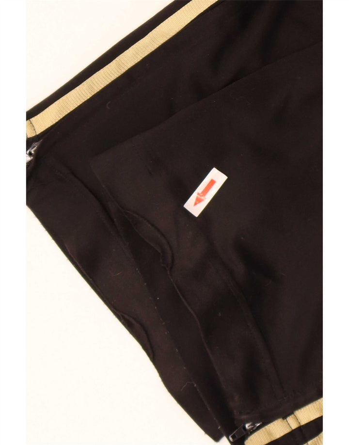 Pantaloni de trening Adidas pentru bărbați, poliester mediu negru