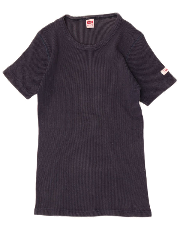 Tricou pentru femei Levi's Top UK 14 mare din bumbac bleumarin