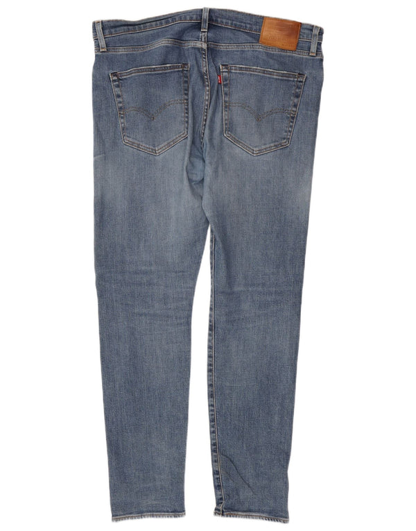 Levi's 512 Slim Tapered Jeans W36 L34 Blue Bumbac
