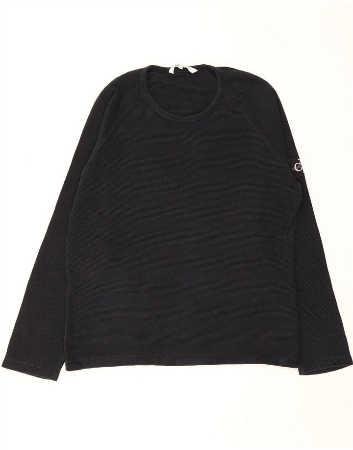 CALVIN KLEIN JEANS Top pentru bărbați cu mânecă lungă XL negru