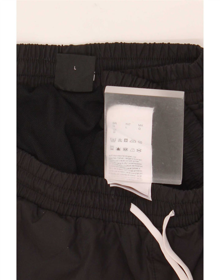 Pantaloni scurți de înot grafic pentru bărbați Hugo Boss, mari, negru, poliester