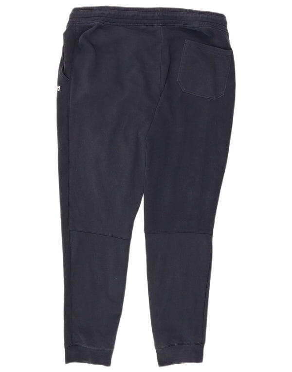 Pantaloni de trening pentru bărbați Hugo Boss Pantaloni de jogging mari Bumbac bleumarin