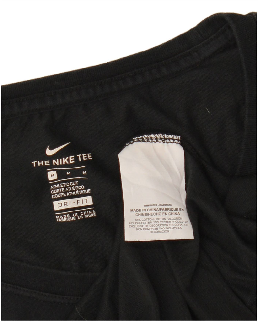 Tricou NIKE Colorado Spirit Graphic Top UK 12 Bumbac mediu negru