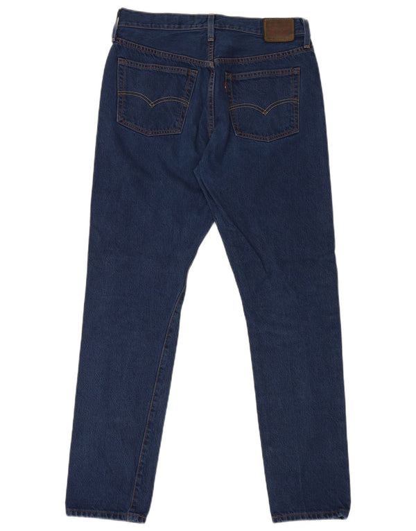 Blugi drepti slim 501 S Levi's pentru bărbați, W29 L30, bumbac albastru