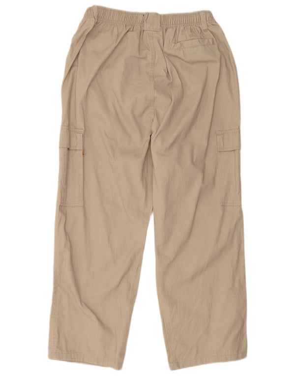 Farah Pantaloni Cargo Drepți Bărbați XL W34 L27 Bej Bumbac