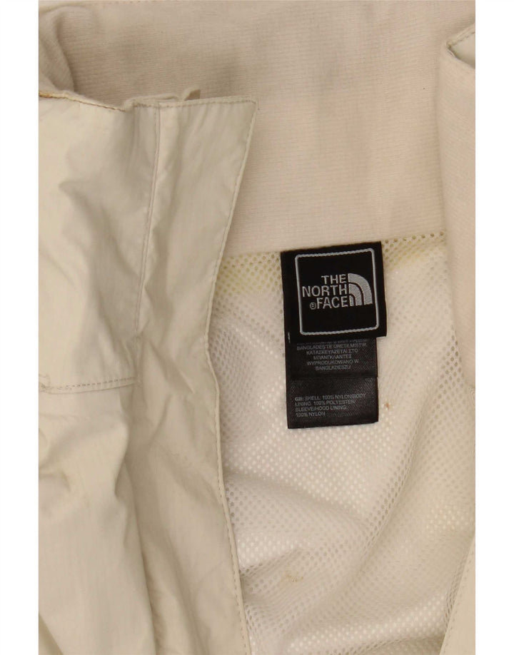 Jachetă de ploaie cu glugă The North Face pentru femei UK 14 Medium White Nylon