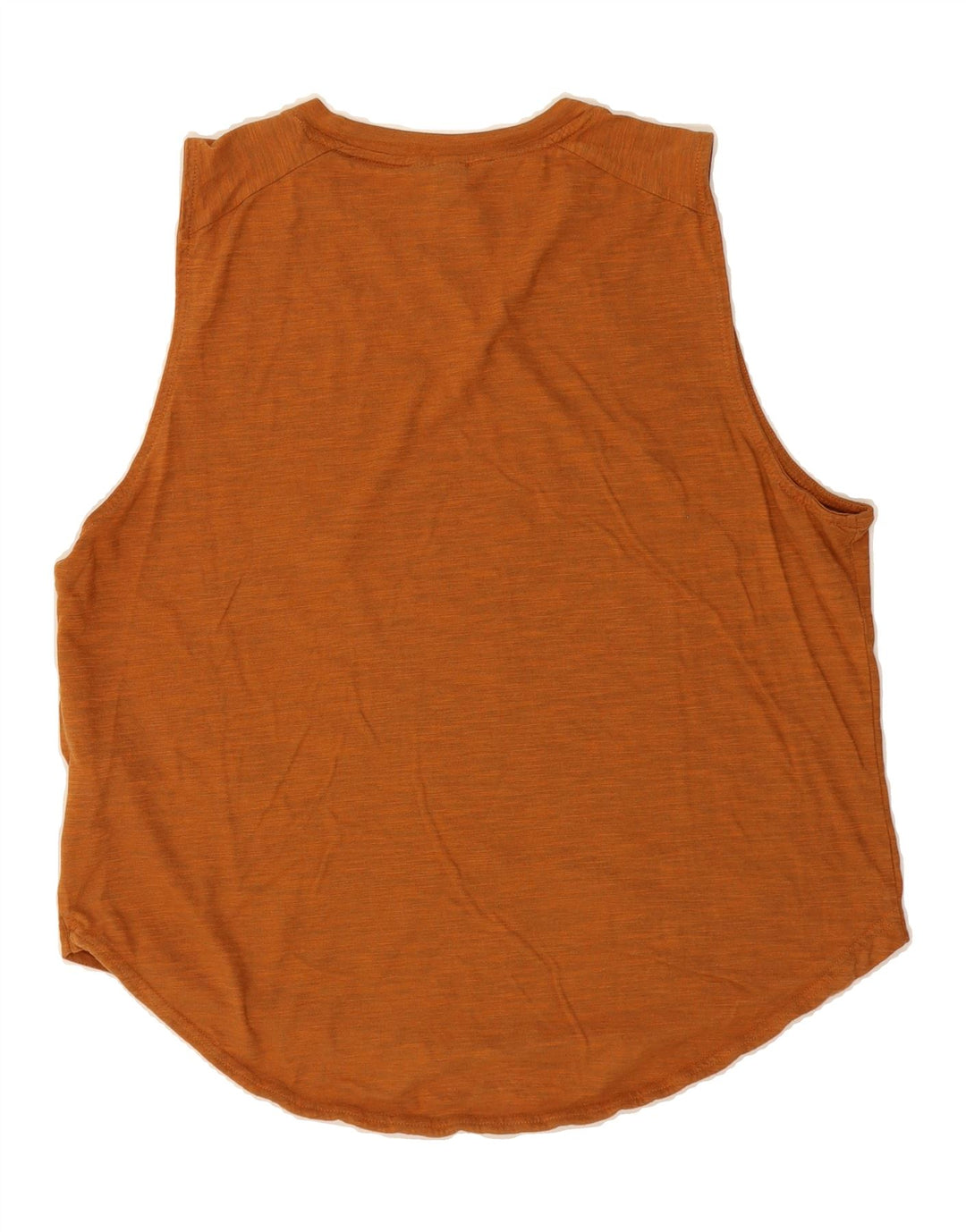 ADIDAS Womens Oversized Graphic Vest Top UK 16/18 Large  Brown Polyester Vintage Adidas and Second-Hand Adidas from Messina Hembry 