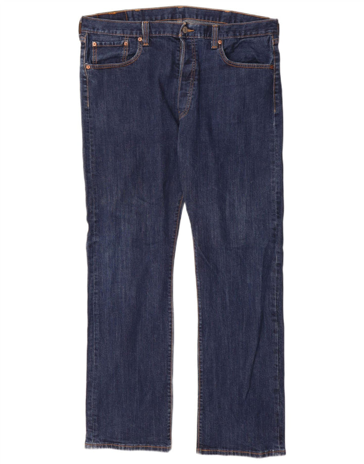 Blugi drepti pentru bărbați Levi's 501 W38 L32 bumbac bleumarin
