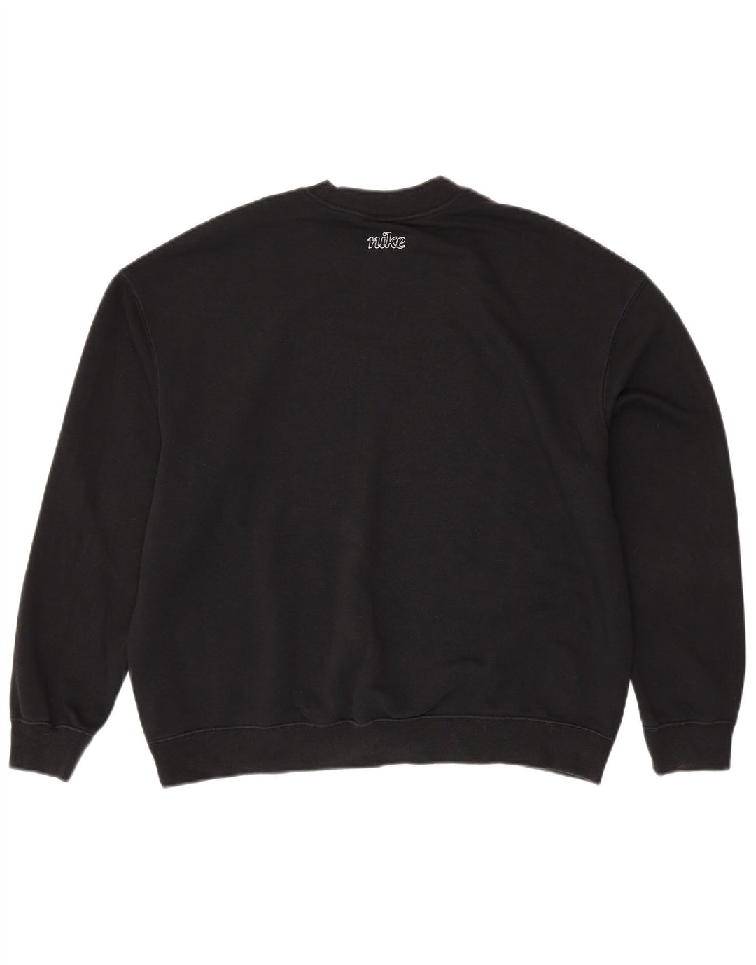 Pulover pentru bărbați NIKE Dri Fit Loose Fit Graphic Pulover Mic Negru