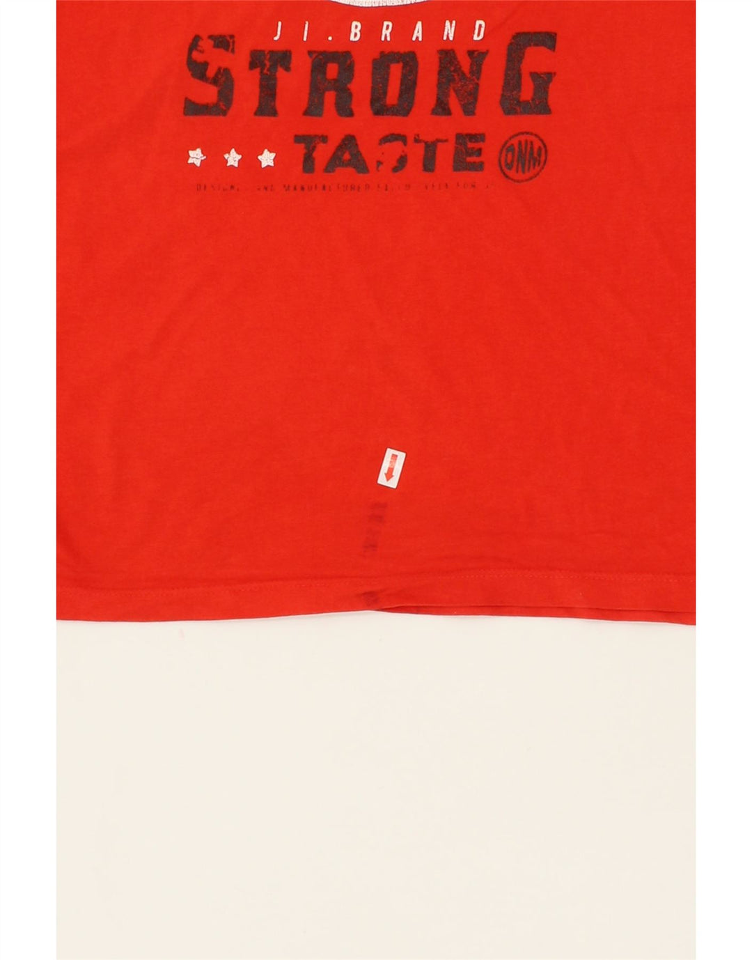 JACK & JONES Mens Graphic T-Shirt Top XL Red Vintage Jack & Jones and Second-Hand Jack & Jones from Messina Hembry 