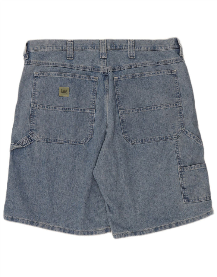 Pantaloni scurți LEE Kansas Cargo Denim W36, mare, albastru, bumbac