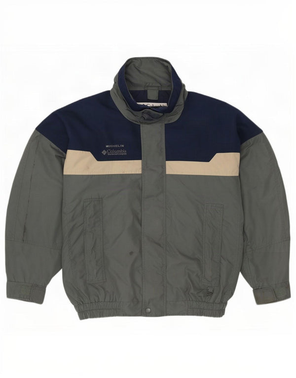 Jachetă de ploaie Columbia Bugaboo Loose Fit UK 38 Medium Gri Colorblock