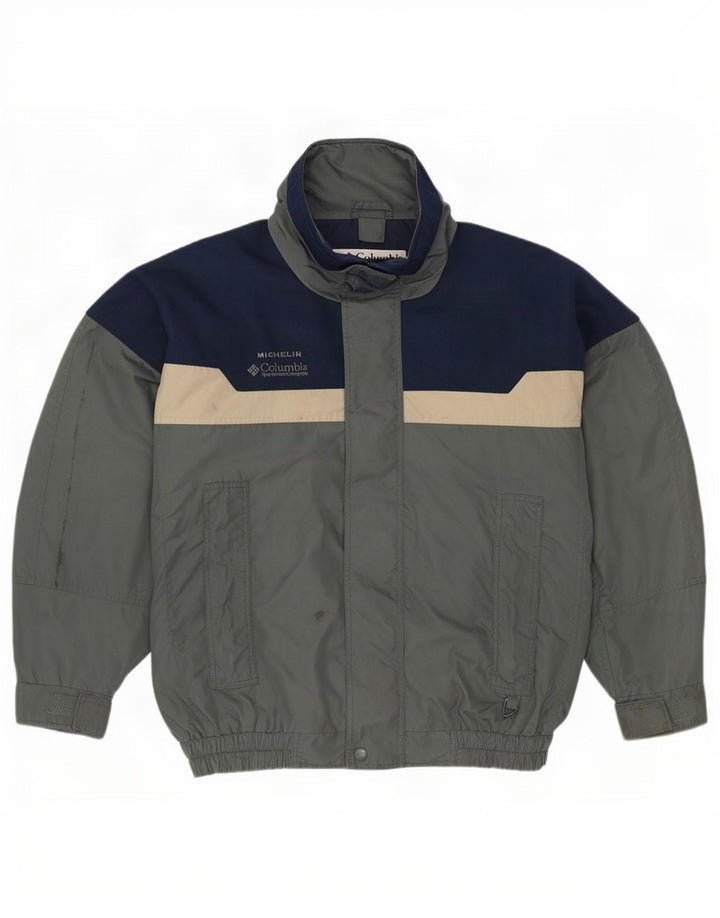Jachetă de ploaie Columbia Bugaboo Loose Fit UK 38 Medium Gri Colorblock