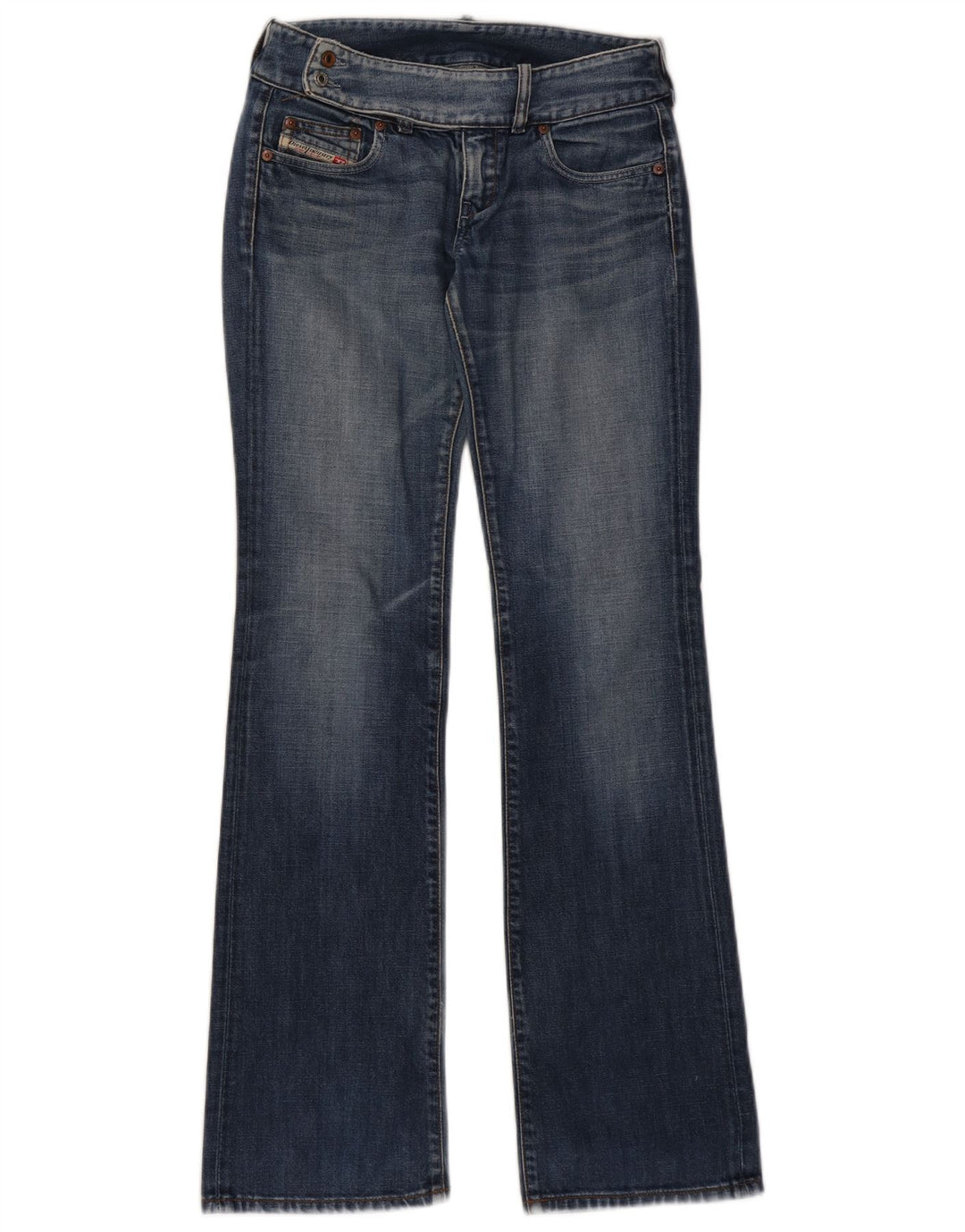 Jeans Bootcut pentru femei Diesel W27 L33 Bumbac albastru