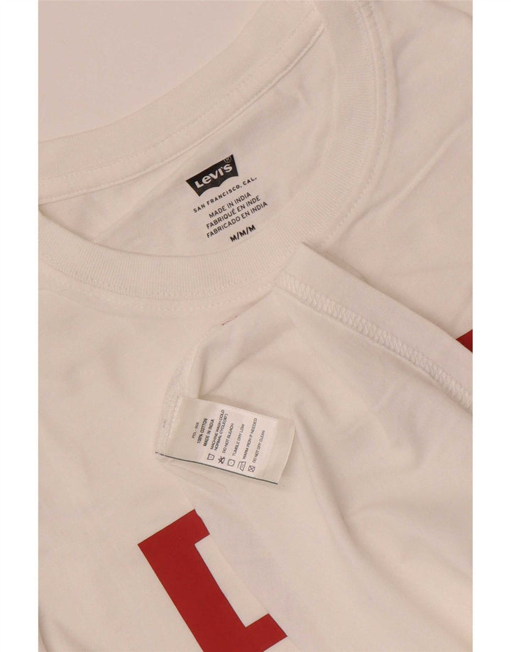Tricou grafic pentru bărbați Levi's Top Medium White Bumbac