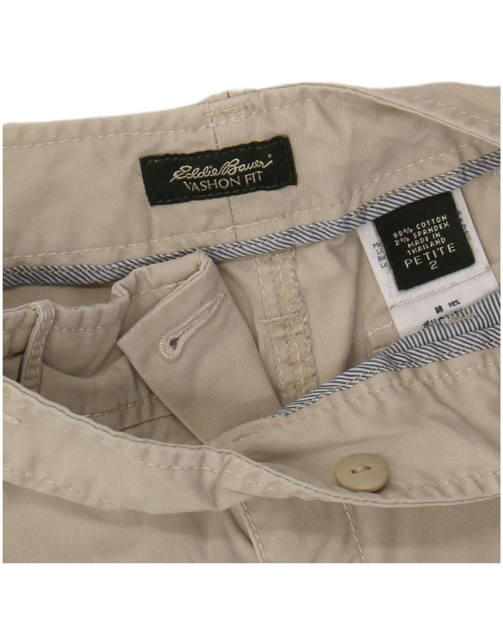 EDDIE BAUER Pantaloni scurti chino Vashon Fit pentru femei US 2 XS W28 bumbac bej