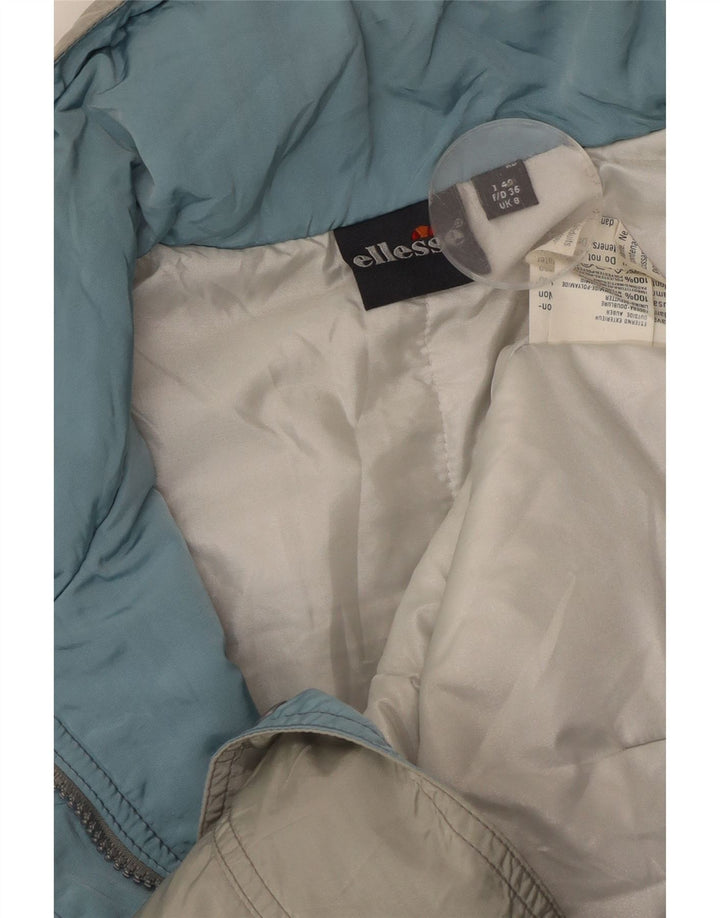 Jachetă căptușită cu glugă supradimensionată pentru femei Ellesse UK 8 Small, gri, poliamidă