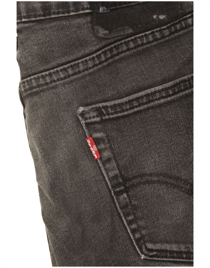 Blugi drepti pentru bărbați Levi's W30 L31 negri