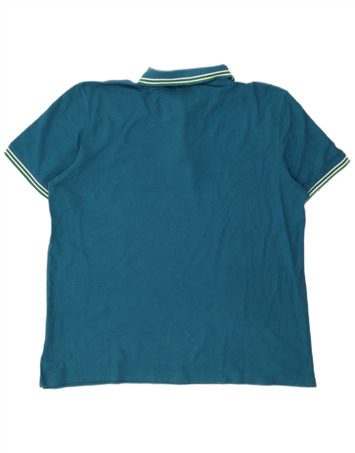 Tricou polo pentru bărbați Lotto XL Bumbac albastru