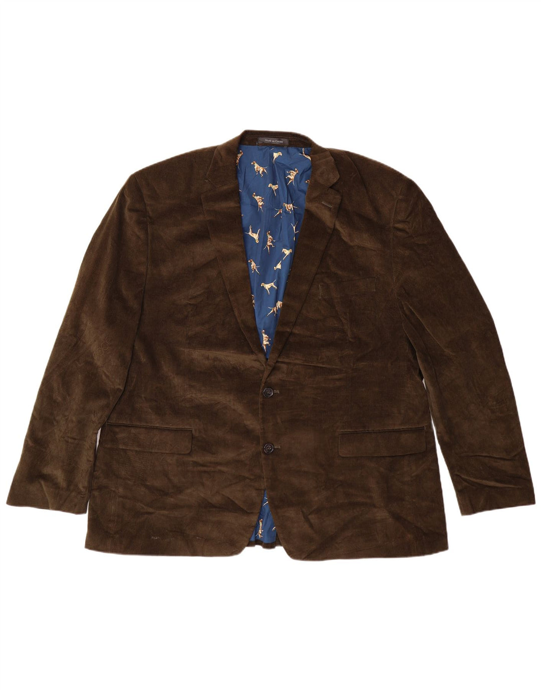 Jachetă RALPH LAUREN pentru bărbați, cu 2 nasturi, cu formă regulată, 48 UK 48 4XL kaki