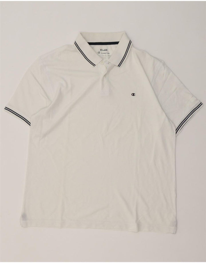Tricou polo pentru bărbați Champion, cu dungi albe, mari