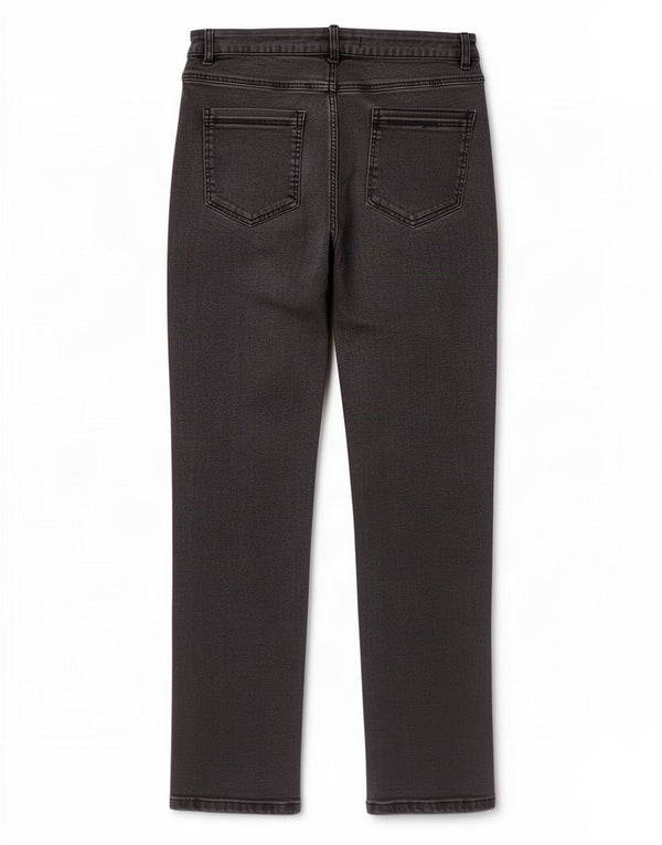Blugi drepti pentru femei M&Co UK 14 Large W34 L29 Bumbac gri