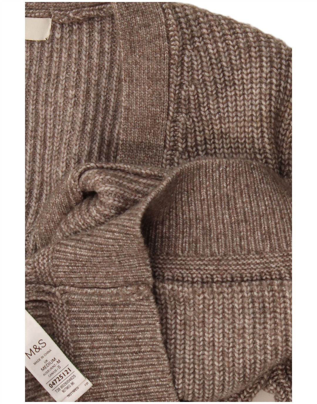 Pulover cardigan supradimensionat pentru femei Marks & Spencer UK 14 Medium Gri Pete