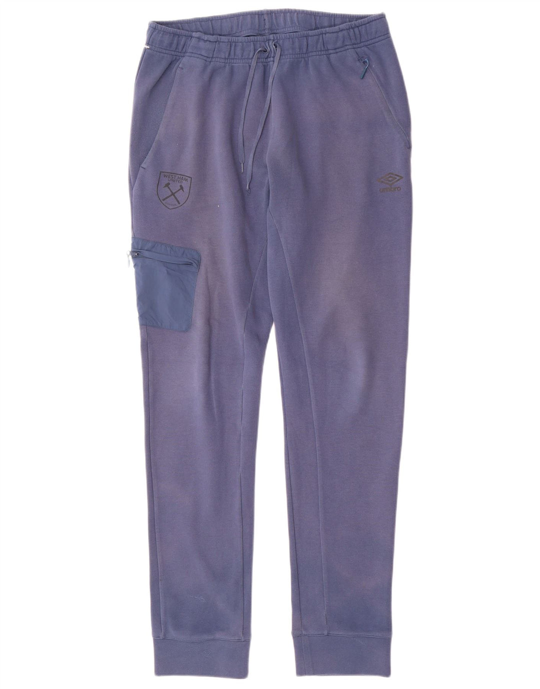 Pantaloni de trening Umbro Cargo pentru bărbați Joggeri mari, albastru, bumbac