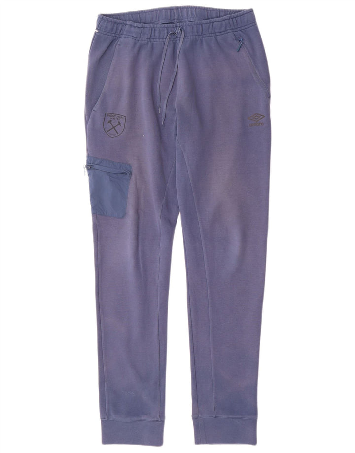 Pantaloni de trening Umbro Cargo pentru bărbați Joggeri mari, albastru, bumbac