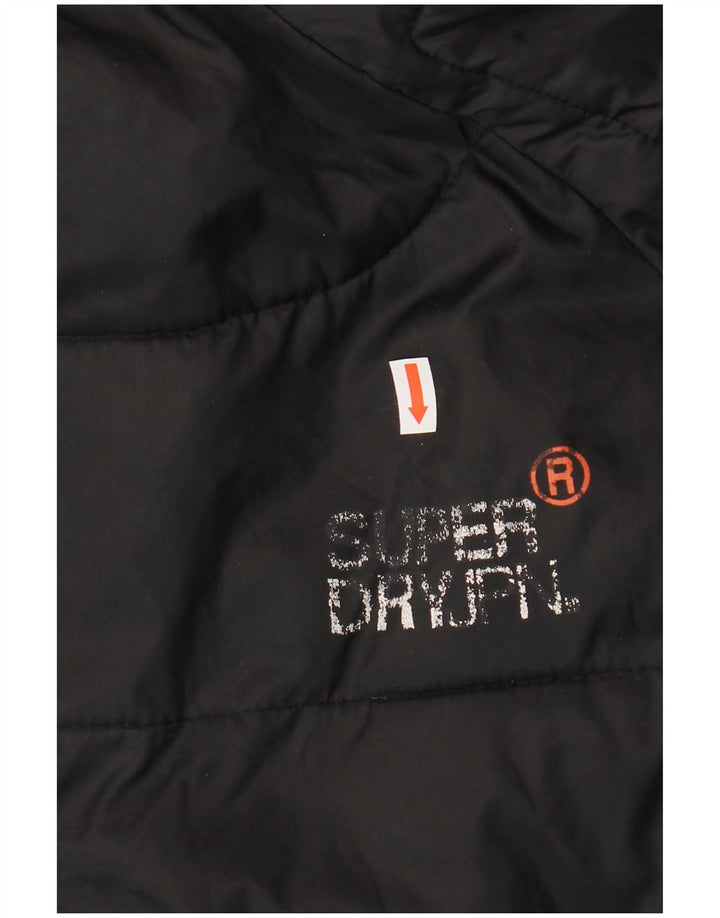 Jachetă Sherpa cu glugă Superdry pentru bărbați UK 38 Medium Black