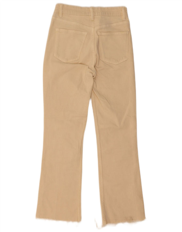 Blugi Bootcut pentru Damă Zara EU 34 2XS L24 L27 Bej