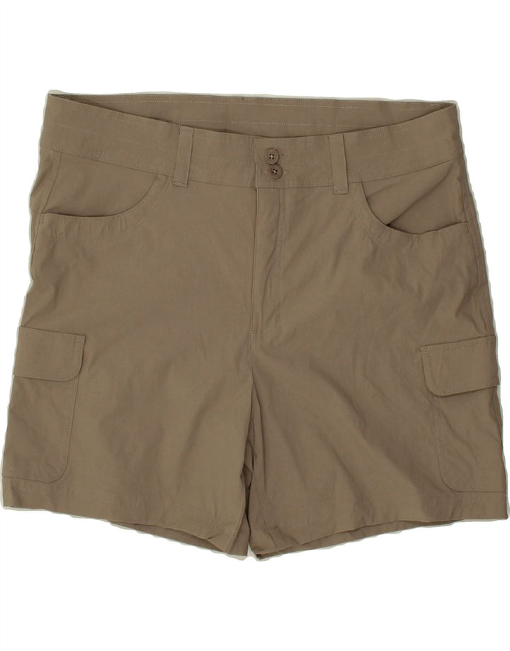 EDDIE BAUER Womens Cargo Shorts US 14 XL W36  Grey Nylon Vintage Eddie Bauer and Second-Hand Eddie Bauer from Messina Hembry 